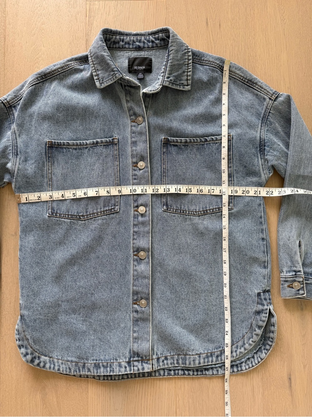 Hudson Jeans Denim Shacket - Picture 5 of 6